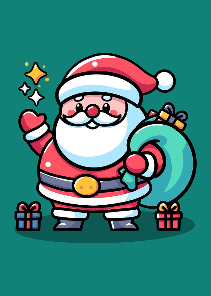 Santa Claus Happy Xmas