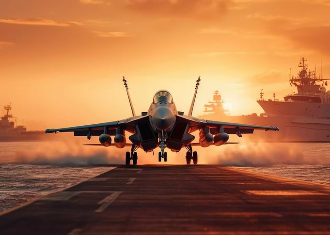 Fighter Jet Landing