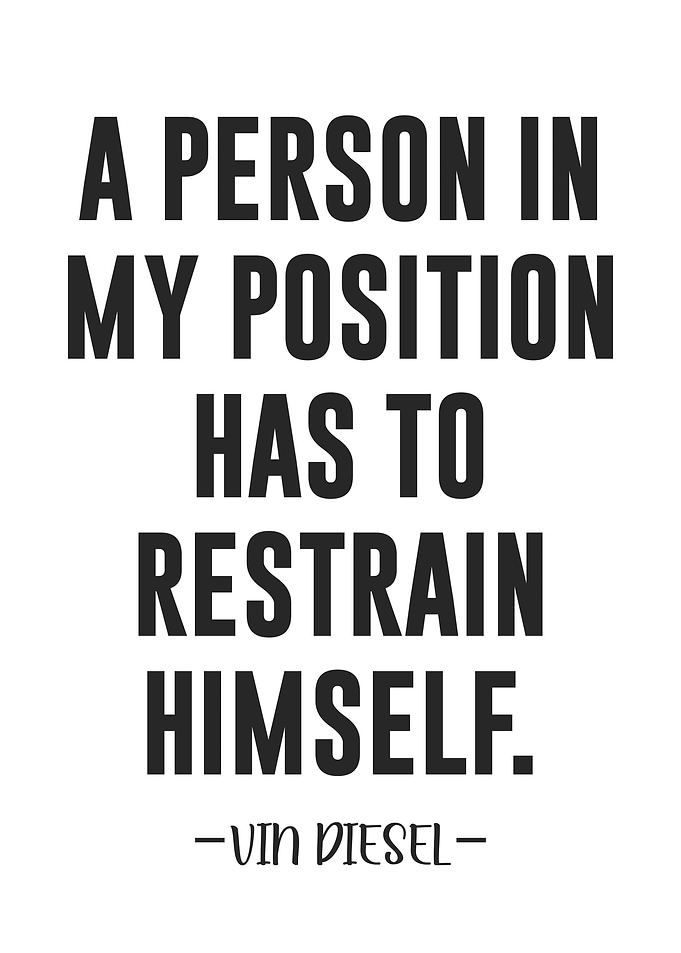 Vin Diesel quote
