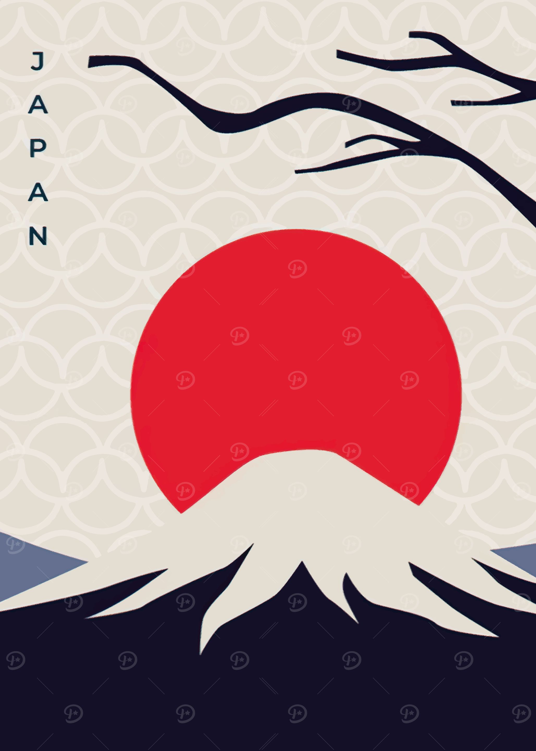 minimalist fuji japan