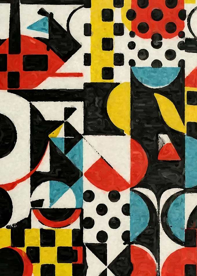 Bauhaus Grunge Art