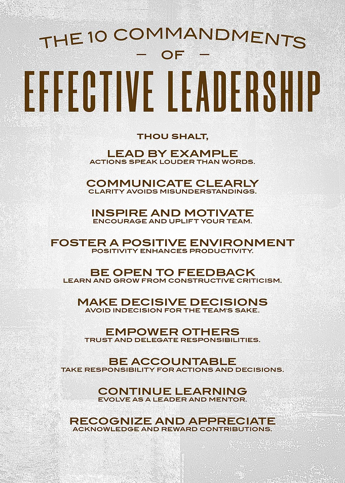 Effective Leadership