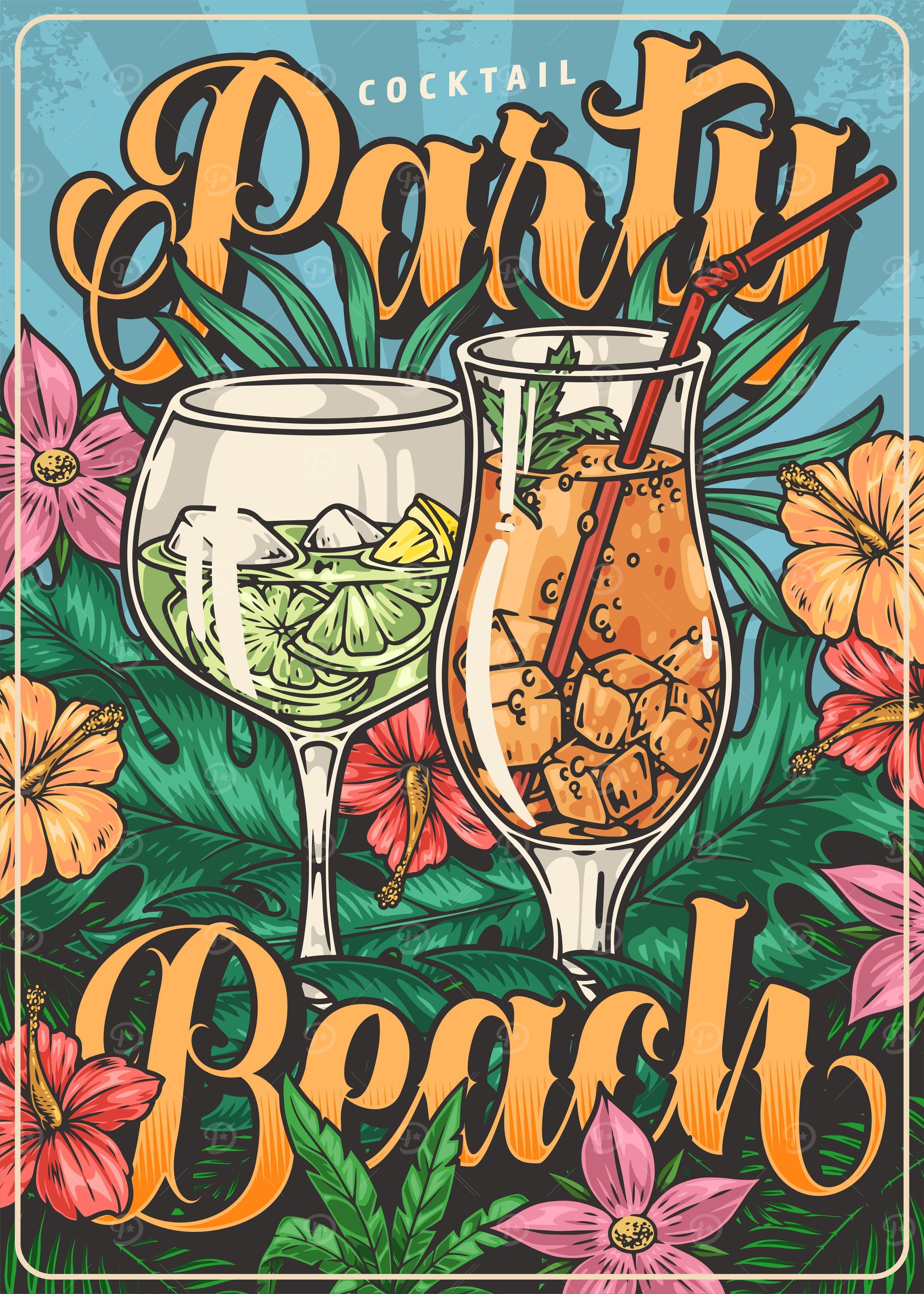 Cocktail Party Alcohol Bar
