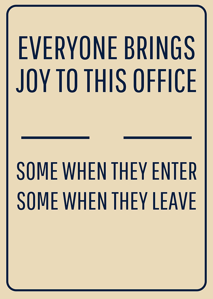 Everyone Brings Joy