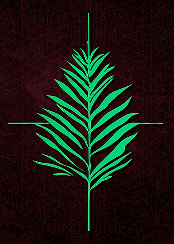 Abstract Strange Leaves