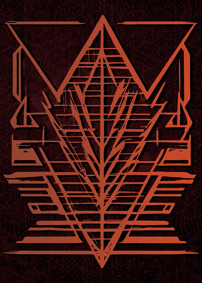 Abstract Strange Leaves