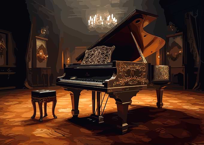 Piano Colorful