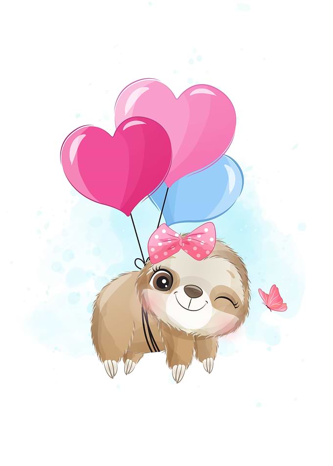 Cute sloth