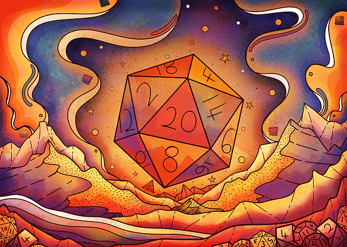 Land of dice and mountains