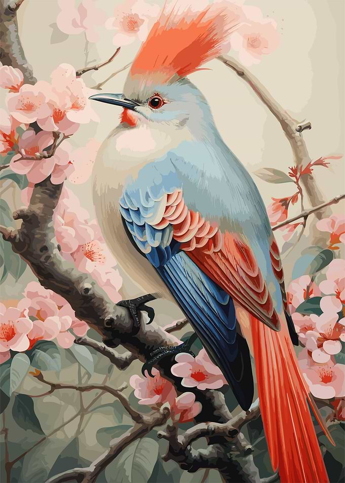 birds japanese painting
