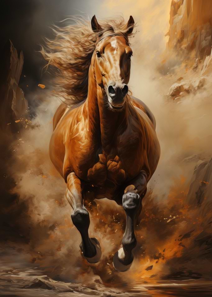 Brown horse