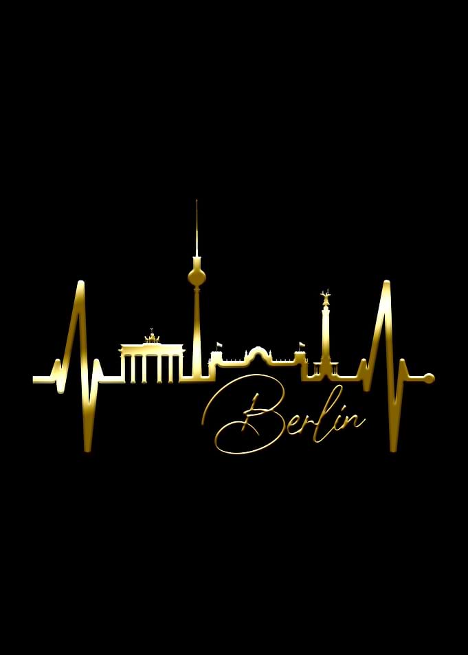 Berlin Skyline Heartbeat