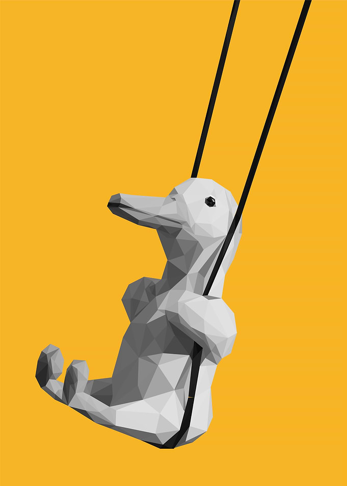 happy swing duck
