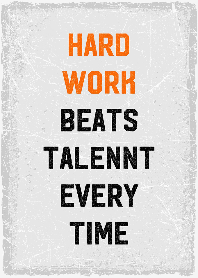 hard work
