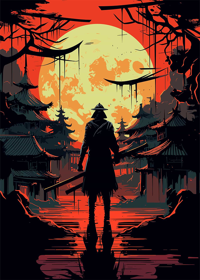 silhouette warriors