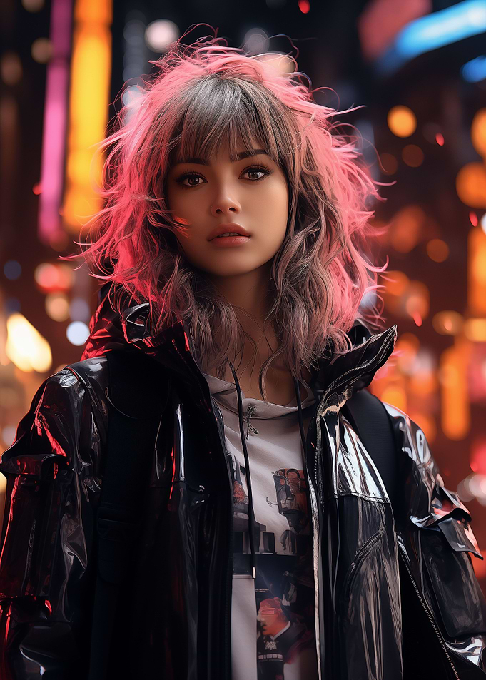 Anime Cyber Girl