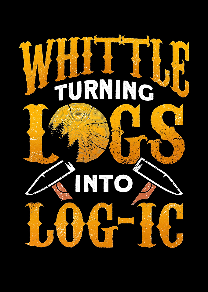 Whittling Turning Logs