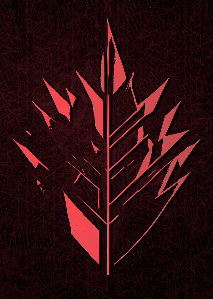 Abstract Strange Leaves