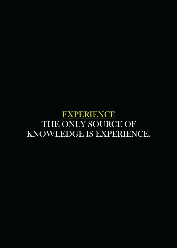 EXPERIENCE