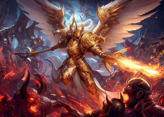 EPIC WARRIOR VS DEMONS