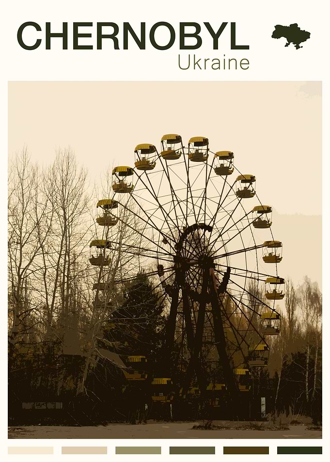 CHERNOBYL TRAVEL POSTER