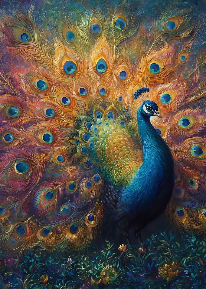 Colorful Peacock
