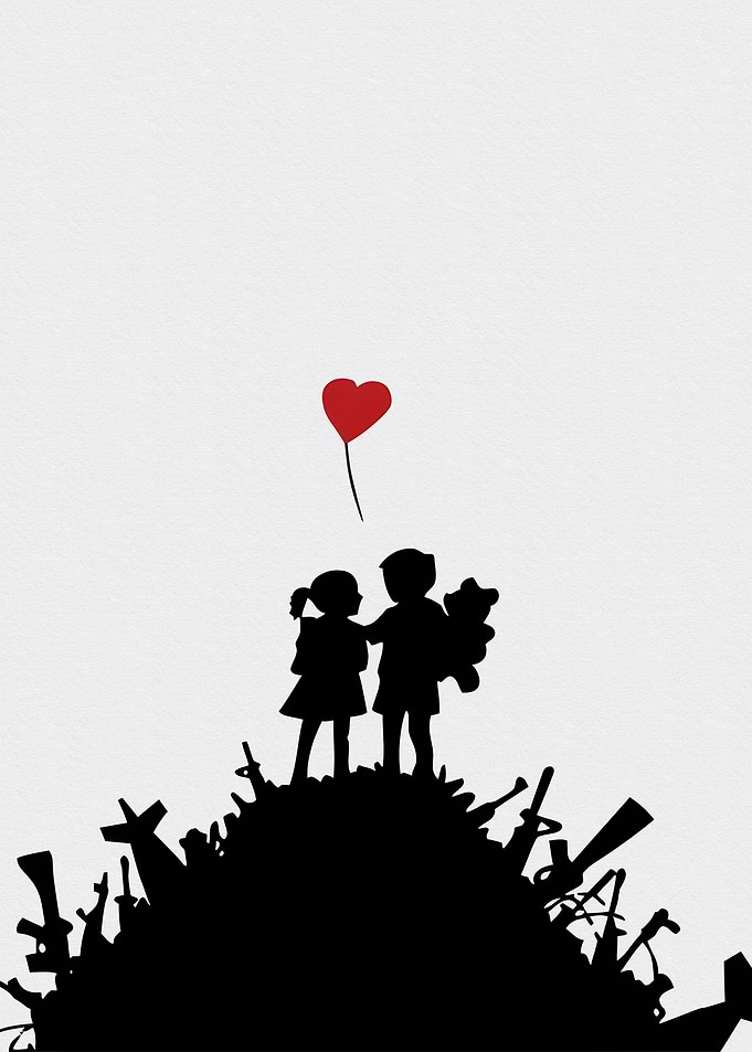 Red Balloon Girl Banksy