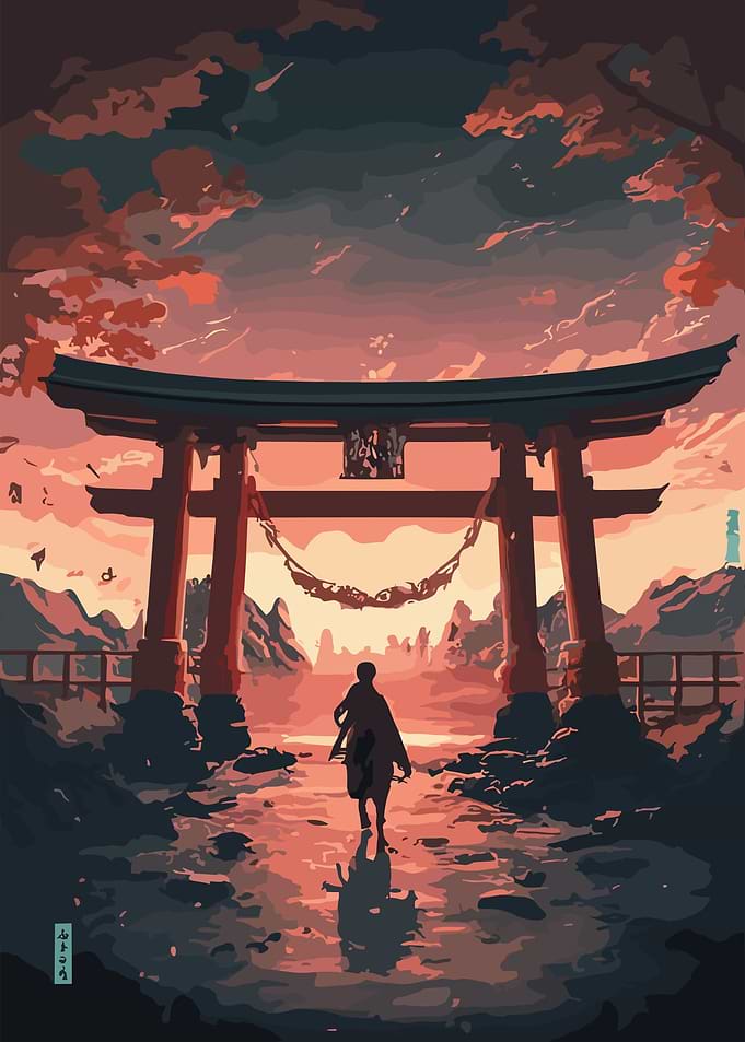 Amazing Torii Gate Japan