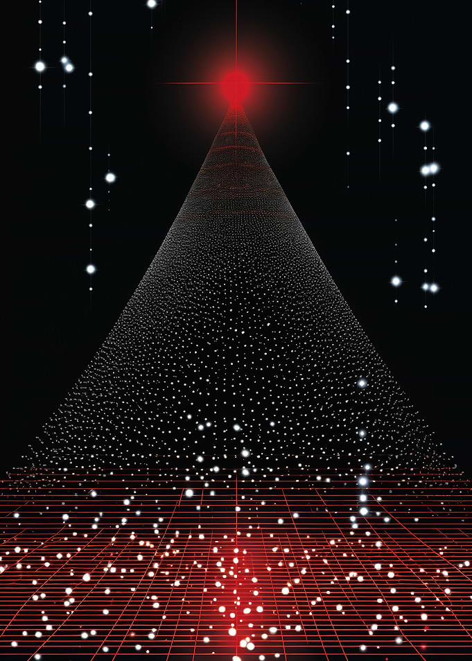Abstract Christmas Tree