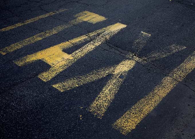Taxi on a tarmac