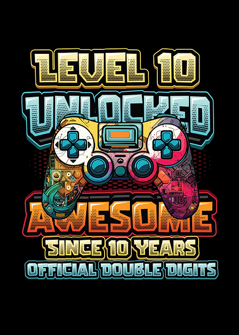 Level 10 Unlocked Gamer