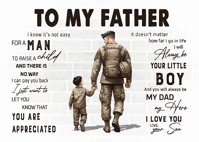 to My Dad Gift from Son