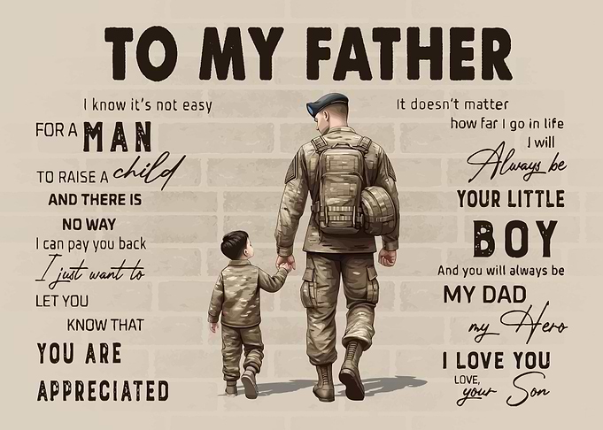 to My Dad Gift from Son