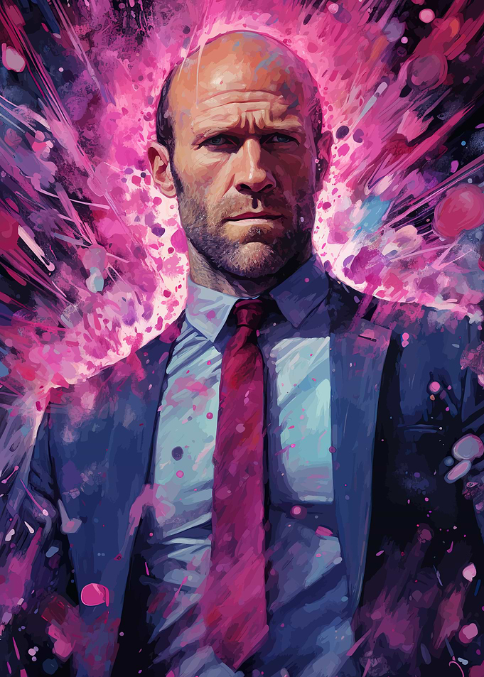Jason Statham Watercolor