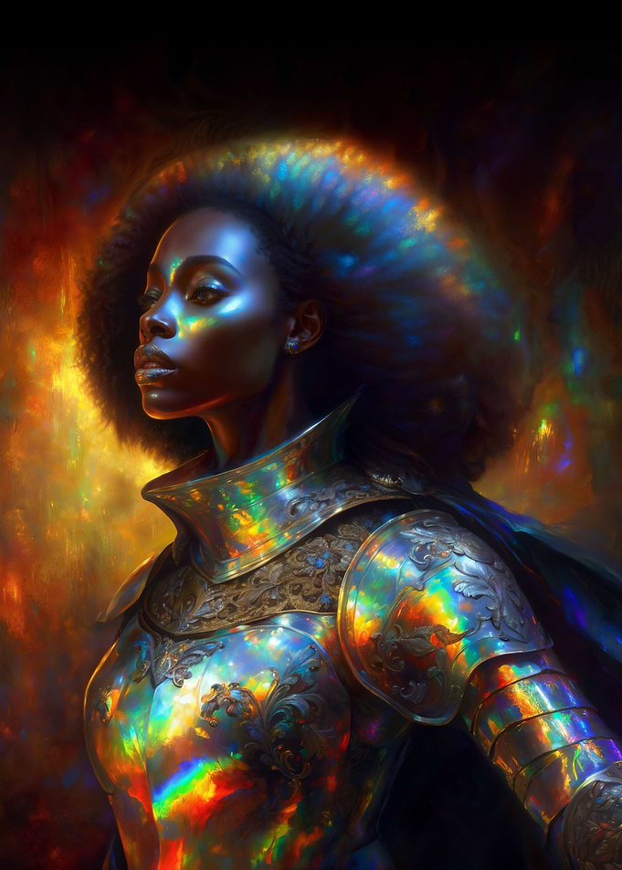 African Lady Knight