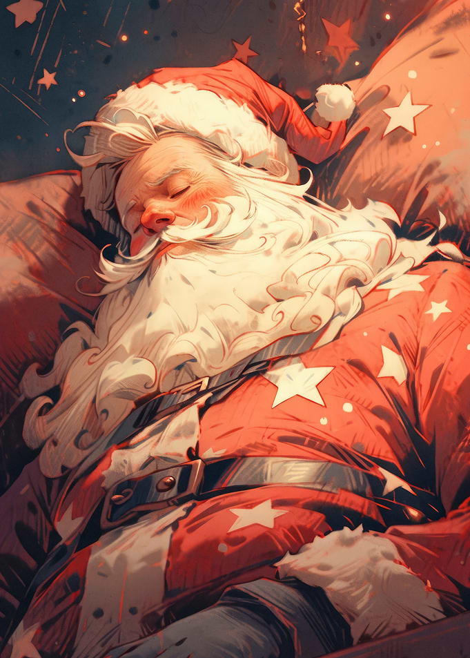 Sleeping Santa
