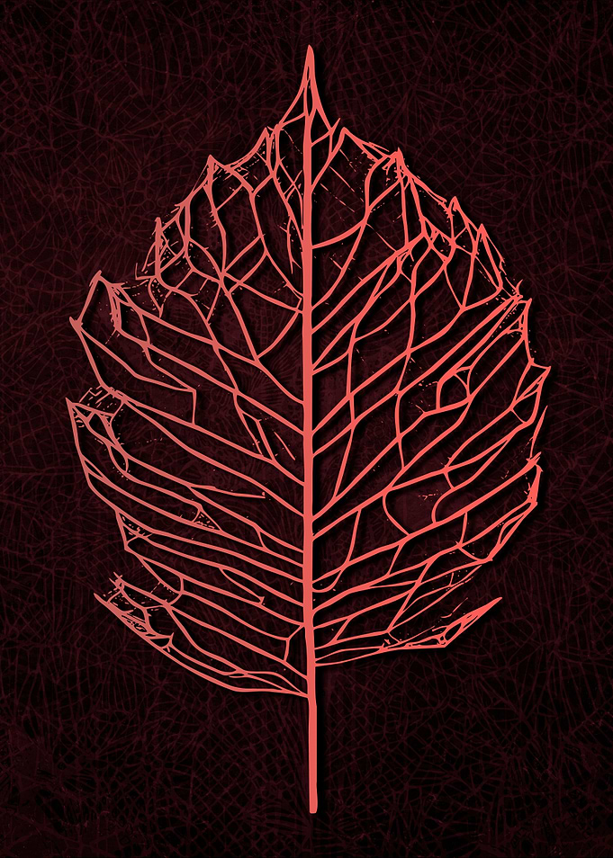 Abstract Strange Leaves