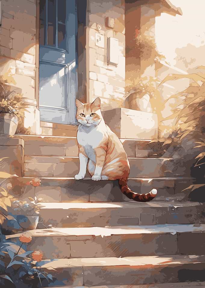 Dreamy Watercolor Whiskers