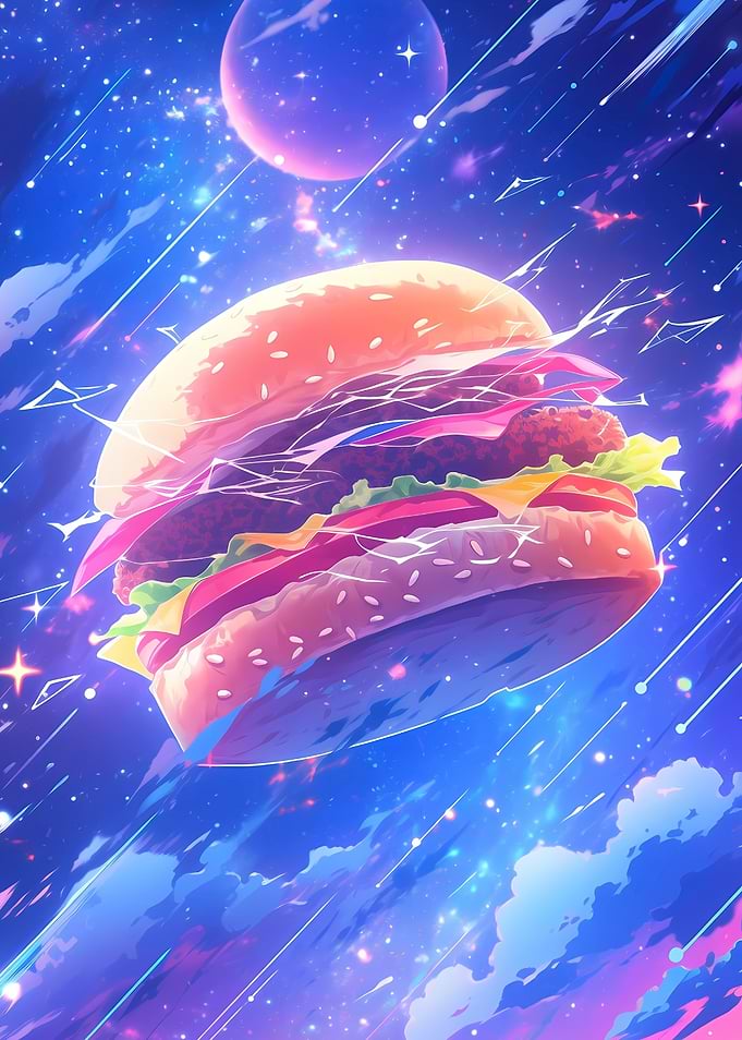 Burger in space