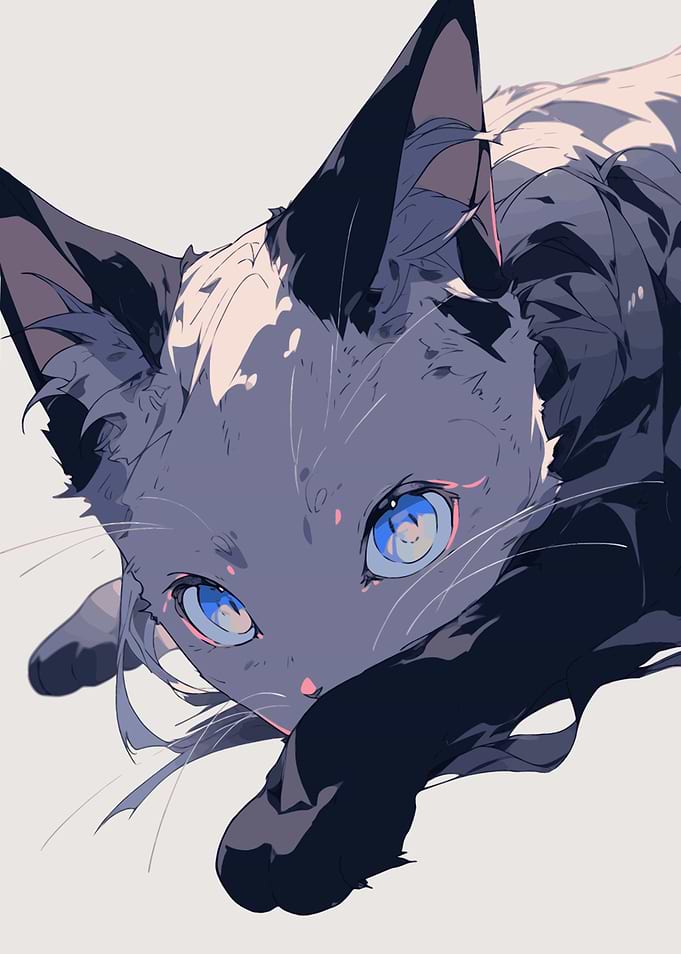 Expressive Manga Kitty