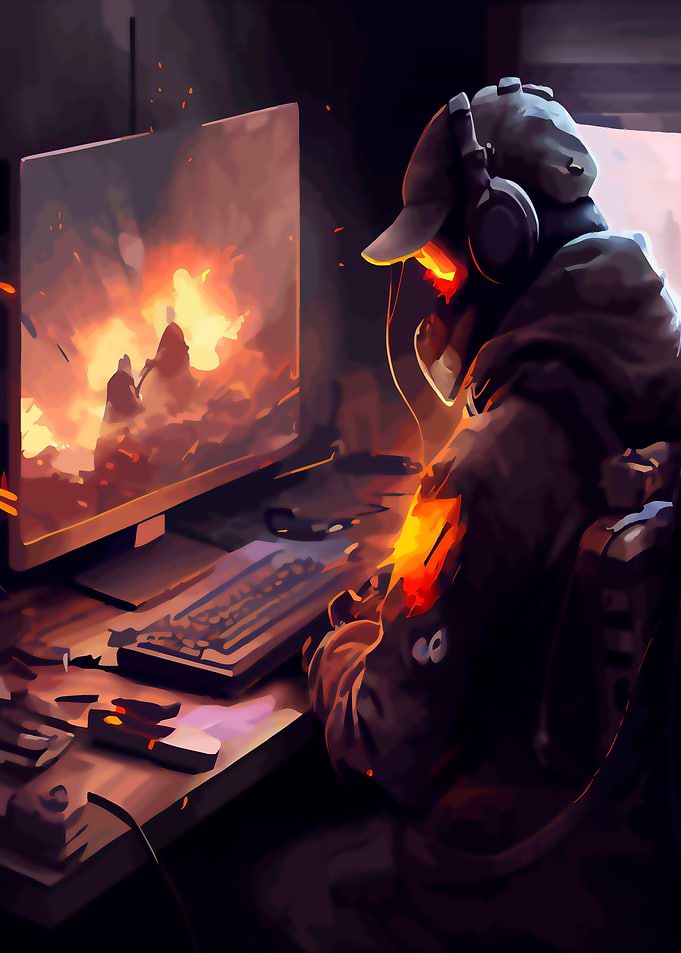 Gaming Room Gamer Game