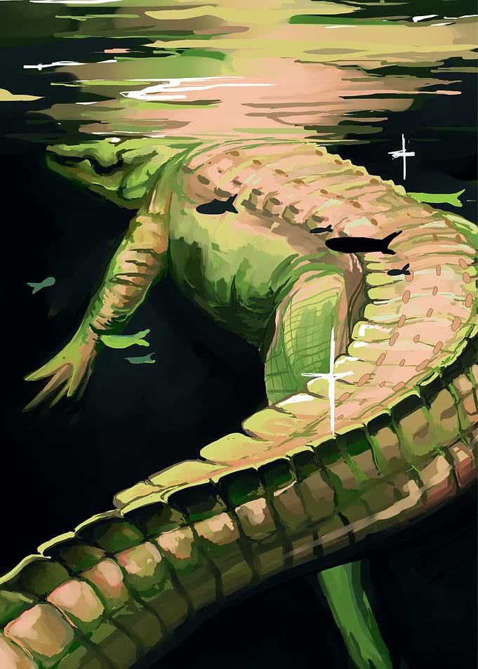 Dark Water Crocodile
