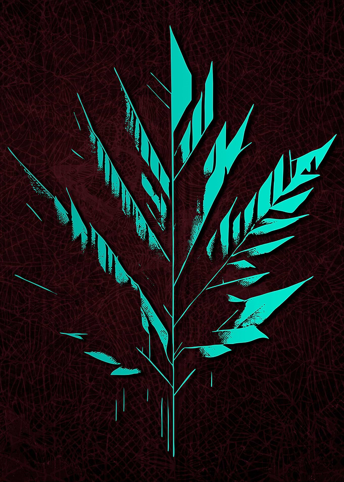 Abstract Strange Leaves