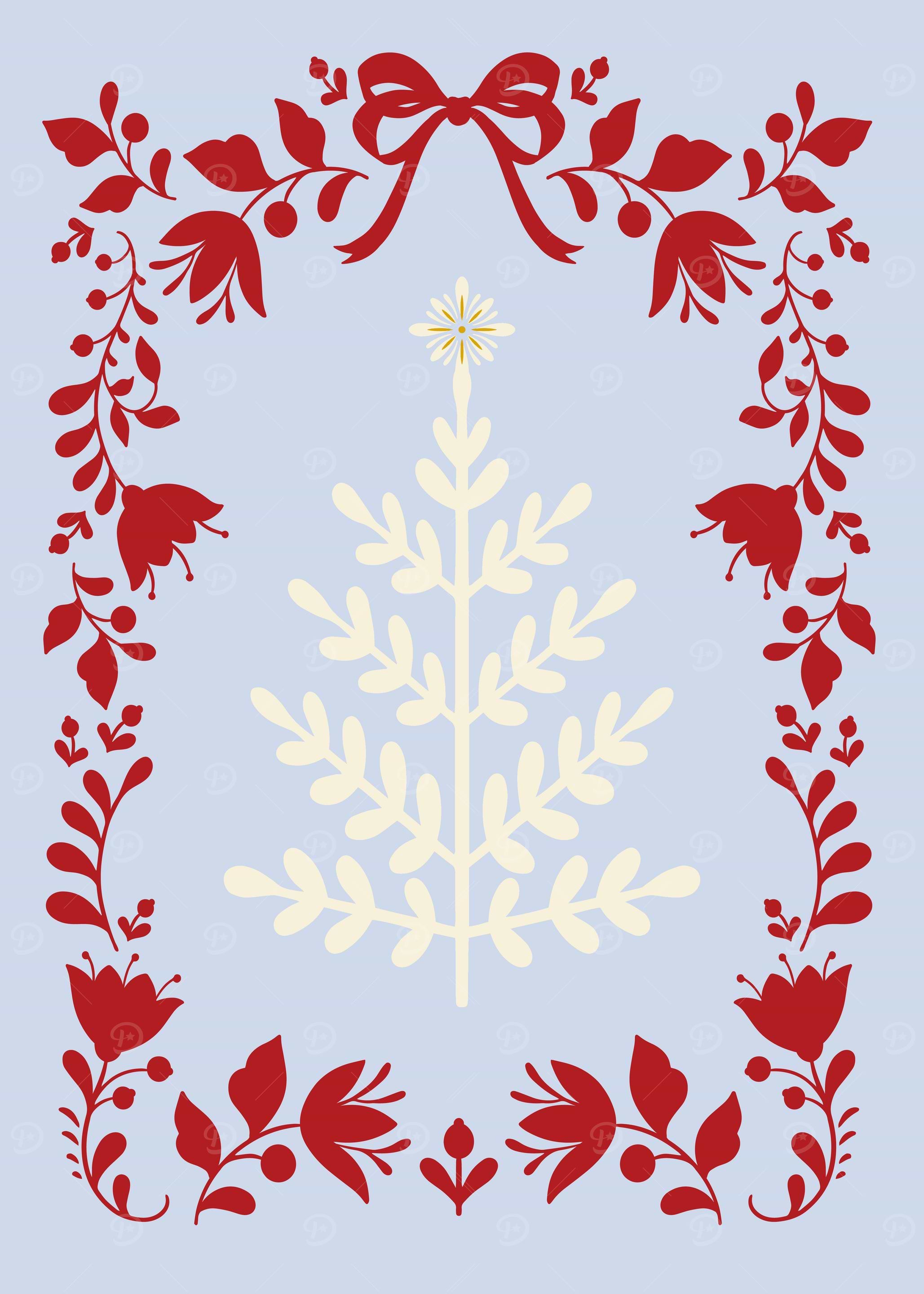 Christmas Tree Red