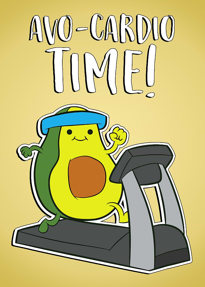 Avocado Fitness Exercise
