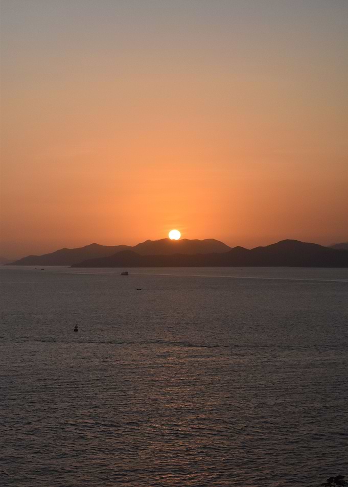 Sunset and sea photography
