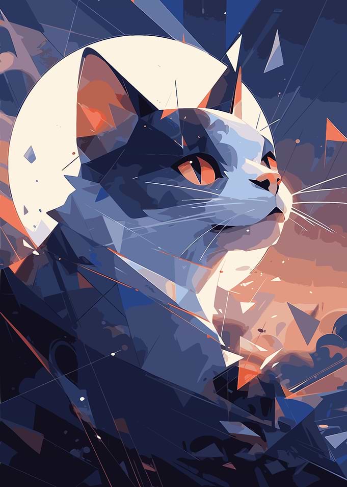 Anime GeoCharm Kitty