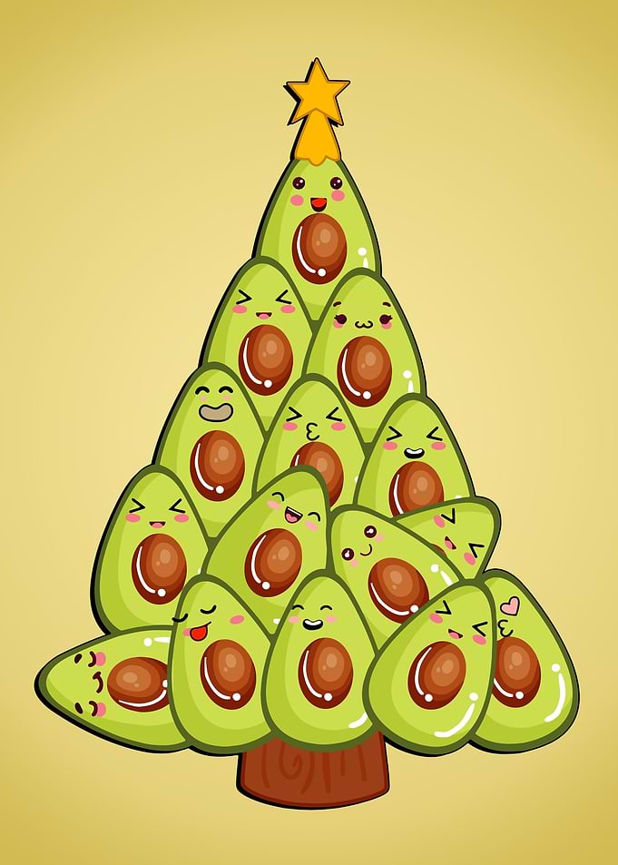 Avocado Plant Christmas