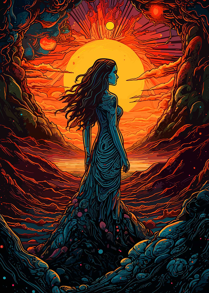 Radiant Sun Goddess