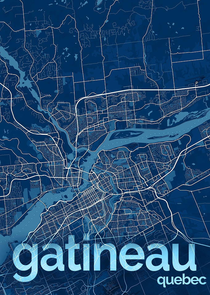 Gatineau City Street Map